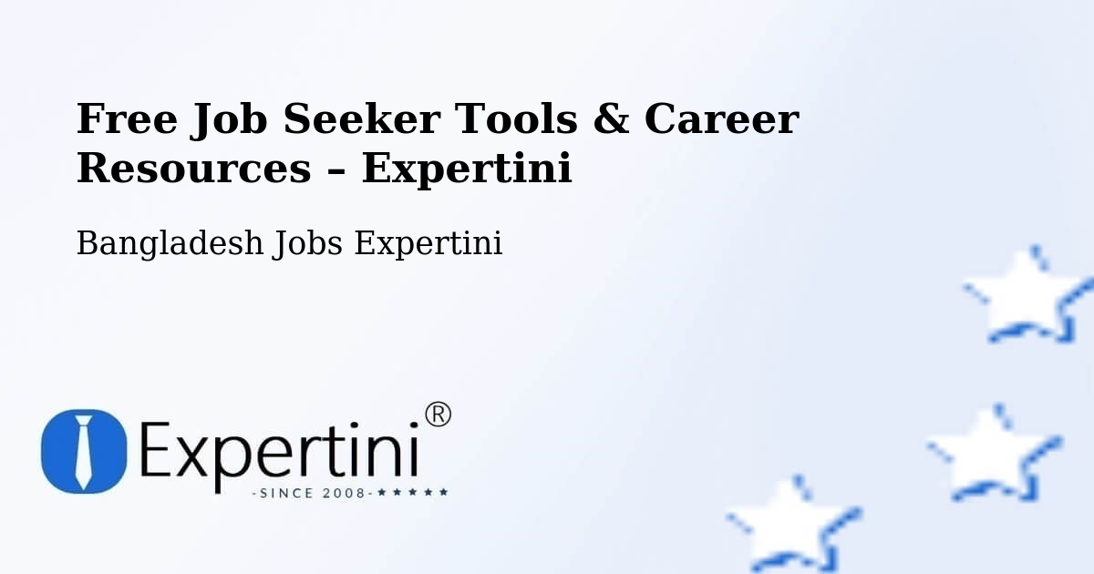 Free Job Seeker Tools & Career Resources – Kālīganj - Kālīganj, Bangladesh Jobs Expertini